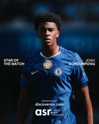 九游体育在线直播、九游体育足球直播、nba直播、电竞直播平台、九游体育赛事视频、体育直播平台-切尔西官方：阿奇姆彭当选球队0-0水晶宫的队内最佳