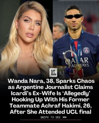 又换一个？?旺达勾搭上阿什拉夫，两人在波帅执教期间就已认识